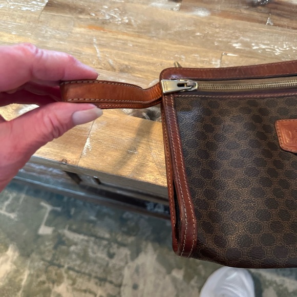 ‼️Final Sale‼️Celine Leather and Canvas Clutch/ Wristlet GUC - Picture 10 of 16